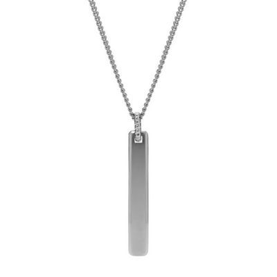 Fossil Kette Ellis Anhänger gravierbar Edelstahl Fossil Kette Ellis Anhänger gravierbar Edelstahl