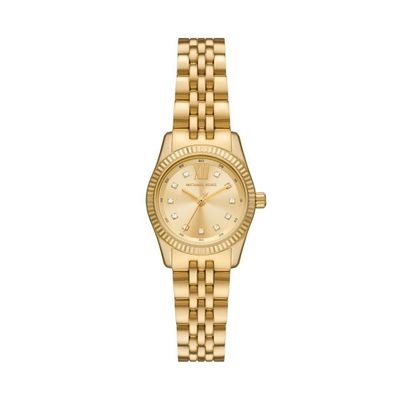Michael Kors Armbanduhr Petite Lexington im Goldton mit Pavé Michael Kors Armbanduhr Petite Lexington im Goldton mit Pavé