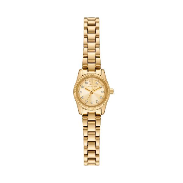 Michael Kors Armbanduhr Petite Lexington im Goldton Michael Kors Armbanduhr Petite Lexington im Goldton