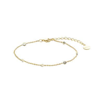 Xenox  Armband Zarge vergoldet mit Zirkonia Steinen