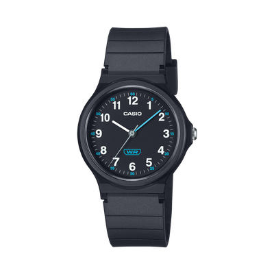 Casio Armbanduhr  LQ-24B-1BEF Resin Schwarz Blau