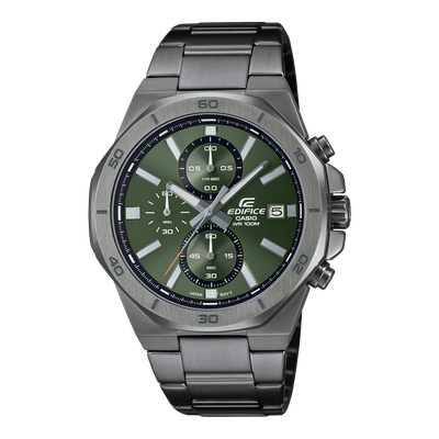 Casio Edifice Herrenuhr EFR-575CL-3AEF Edelstahl Grün