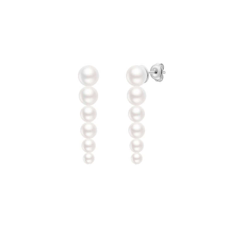 Xenox BOLD PEARL Ohrstecker Silber Perlen