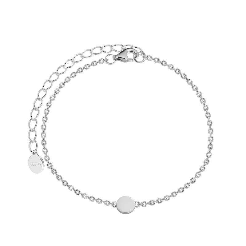 Xenox MODERN BASICS Armband Runde Platte - Gravur Xenox MODERN BASICS Armband Runde Platte - Gravur