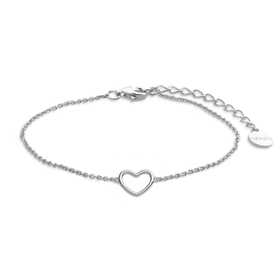 Xenox Armkette LOVE STORY Herz silber