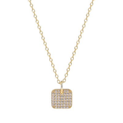 Xenox Halskette MIDNIGHT gold Zirkonia