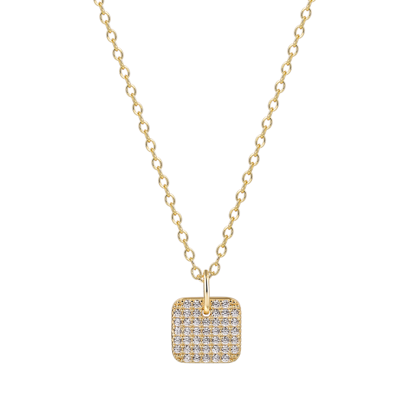 Xenox Halskette MIDNIGHT gold Zirkonia