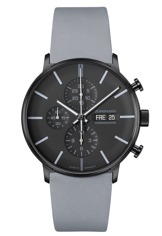 Junghans FORM A Chronoscope 27437100 Automatikwerk Saphirglas
