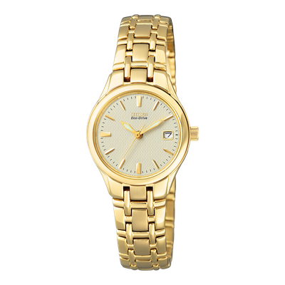 Citizen Damenuhr EW1262-55P Eco-Drive Gold