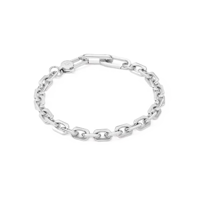 Coeur De Lion Unisex Armband Fusion link chain weiß