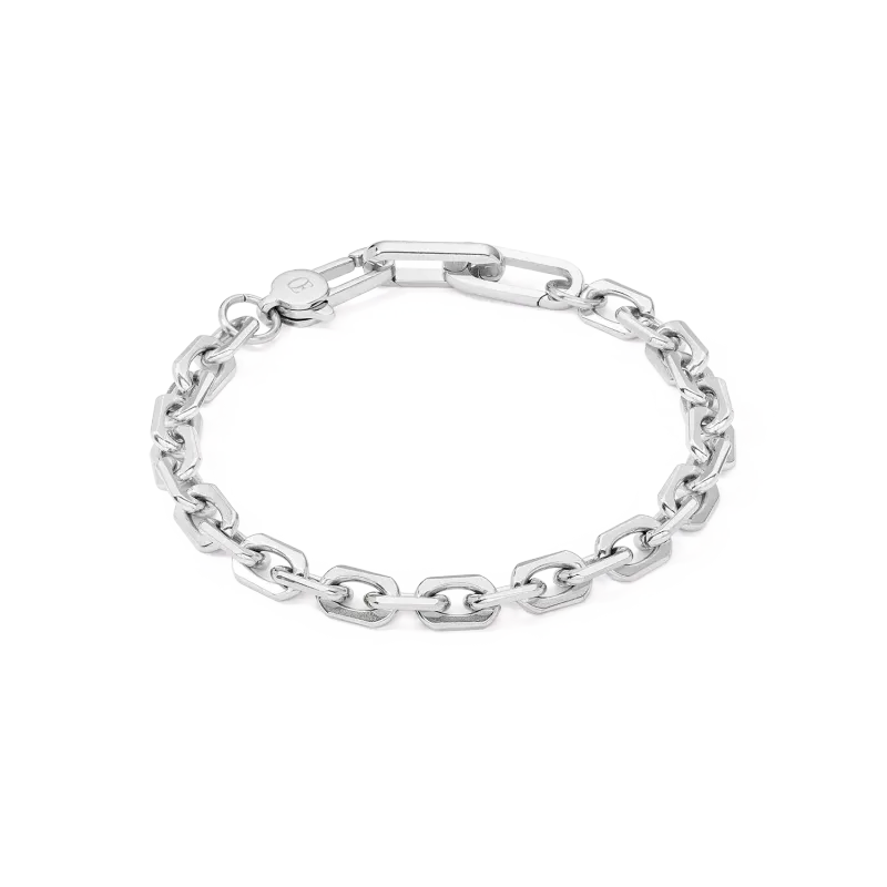 Coeur De Lion Unisex Armband Fusion link chain weiß