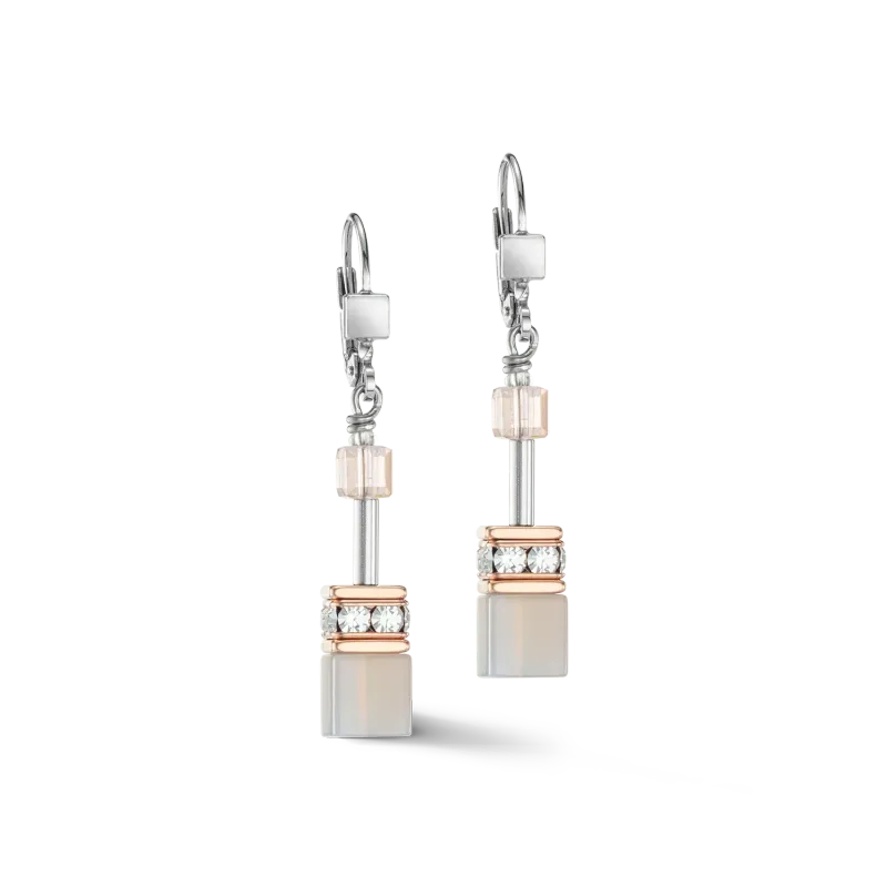 Coeur De Lion GeoCUBE® Iconic Precious Ohrringe roségold-peach Coeur De Lion GeoCUBE® Iconic Precious Ohrringe roségold-peach