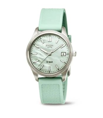 Boccia 3356-02 Damenuhr Titan Damenuhr Trend  PU-Band Perlmuttzifferblatt