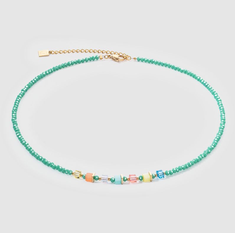 Coeur de Lion Halskette Joyful Colours Halskette Grün-Multicolor 4357101505