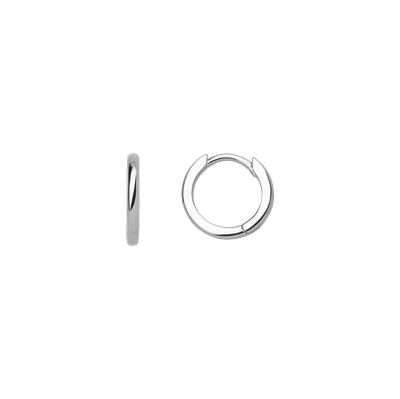 Xenox Creolen silber schlicht poliert Xenox Creolen silber schlicht poliert