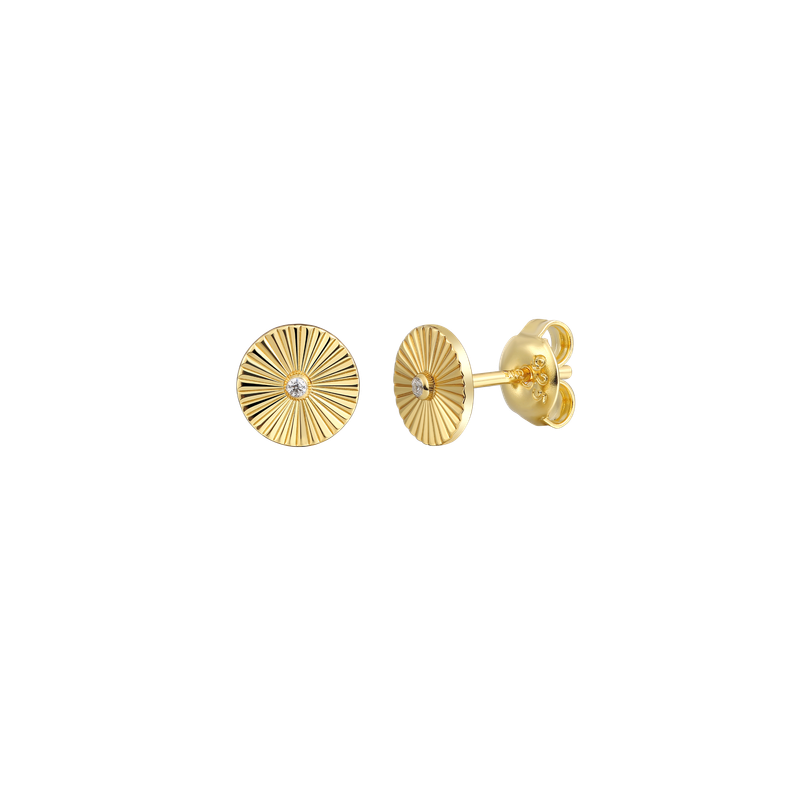 Xenox Ohrstecker SUNRAY gold