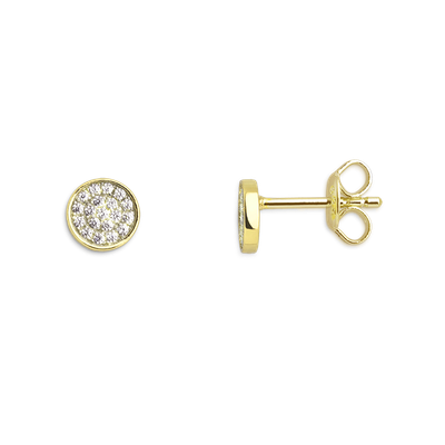 Xenox EAR CANDY Ohrstecker Gold Zirkonia