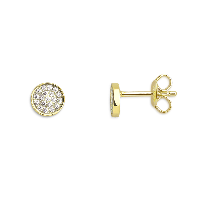 Xenox EAR CANDY Ohrstecker Gold Zirkonia