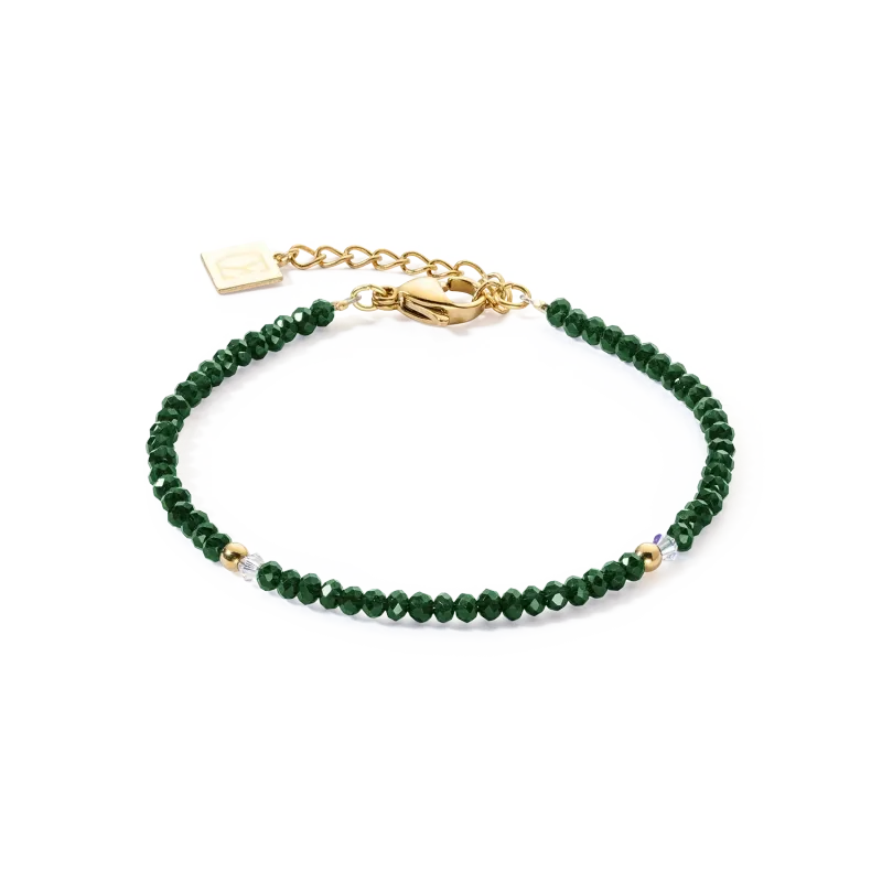 Coeur De Lion Armband Little Twinkle gold-dunkelgrün 2033300521