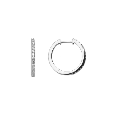 Xenox Creolen Zirkonia Silber Xenox Creolen Zirkonia Silber