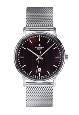 Junghans Milano Solar 14406144 Stahlband Damen Herren Unisex Saphirglas