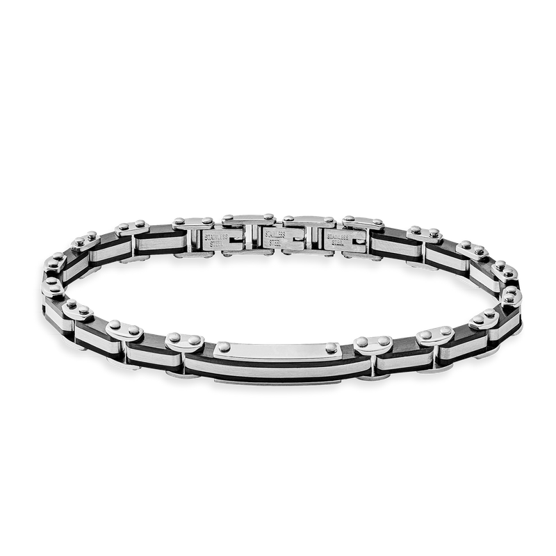 Xenox Herren Armband Edelstahl geschwärzt Xenox Herren Armband Edelstahl geschwärzt