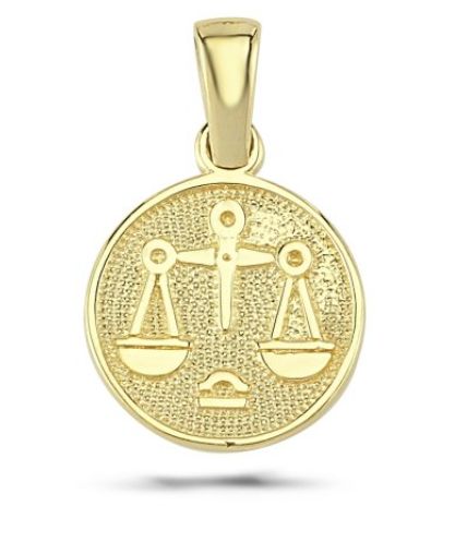 GOLDANHÄNGER STERNZEICHEN 585 Gold WAAGE TON1109765-WAAGE