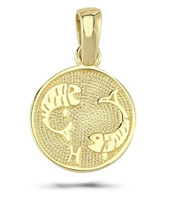 GOLDANHÄNGER STERNZEICHEN 585 Gold FISCH TON1109765-FISCH