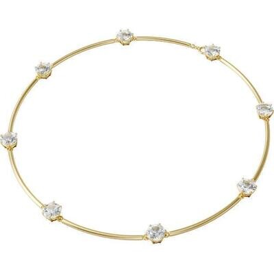 Swarovski 5600488 Constella Halsband, Weiss, Goldlegierung