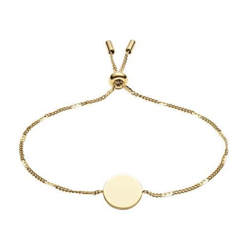 Fossil Armband Lane Disc Edelstahl goldfarben