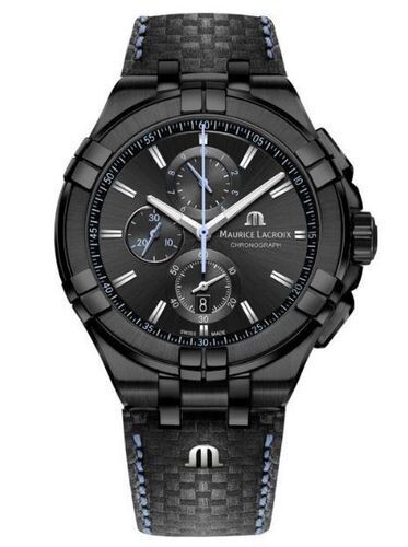 Maurice Lacroix AI1018-PVB01-337-1 Herrenuhr AIKON Chronograph 44mm