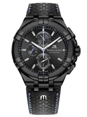 Maurice Lacroix AI1018-PVB01-337-1 Herrenuhr AIKON Chronograph 44mm