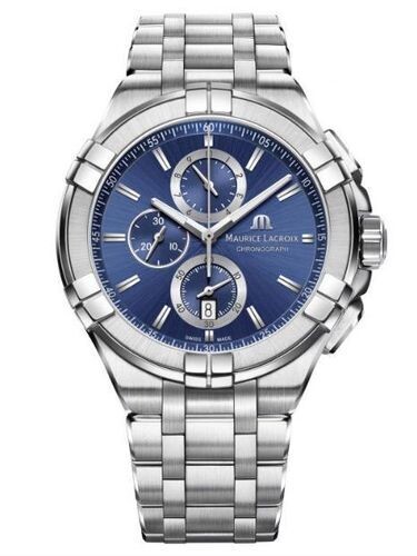 Maurice Lacroix AI1018-SS002-430-1 Herrenuhr AIKON Chronograph 44mm