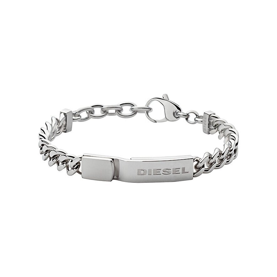 Diesel DX0966040 Herren Armband Edelstahl silber