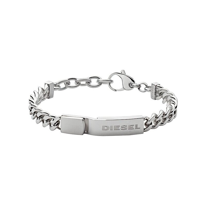 Diesel DX0966040 Herren Armband Edelstahl silber