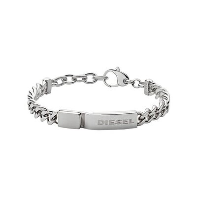 Diesel DX0966040 Herren Armband Edelstahl silber