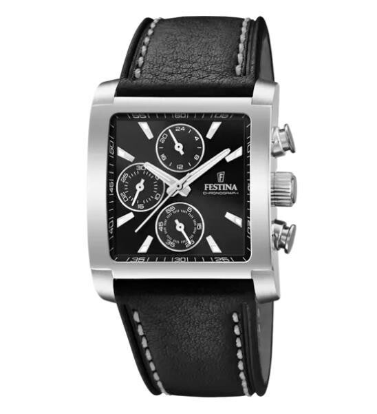 Festina F20424/3 Herrenuhr TIMELESS CHRONOGRAPH Leder