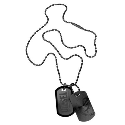 Diesel DX0014040 Kette Dog Tag schwarz Diesel DX0014040 Kette Dog Tag schwarz