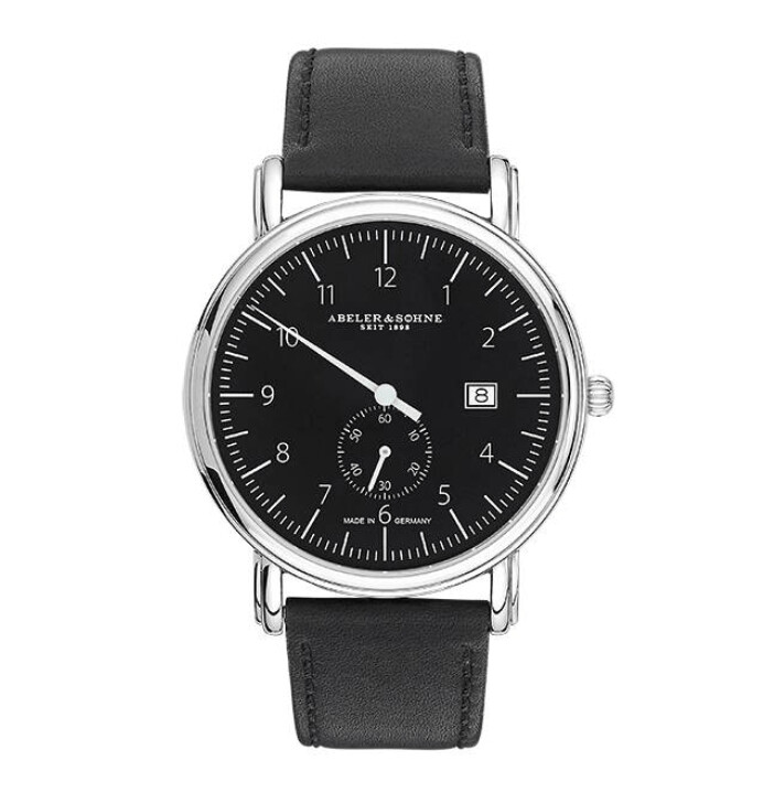 Abeler & Söhne Saphirglas Schweizer Uhrwerk AS2605E Einzeiger Herren Lederband Abeler & Söhne Saphirglas Schweizer Uhrwerk AS2605E Einzeiger Herren Lederband