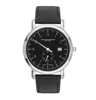 Abeler & Söhne Saphirglas Schweizer Uhrwerk AS2605E Einzeiger Herren Lederband Abeler & Söhne Saphirglas Schweizer Uhrwerk AS2605E Einzeiger Herren Lederband