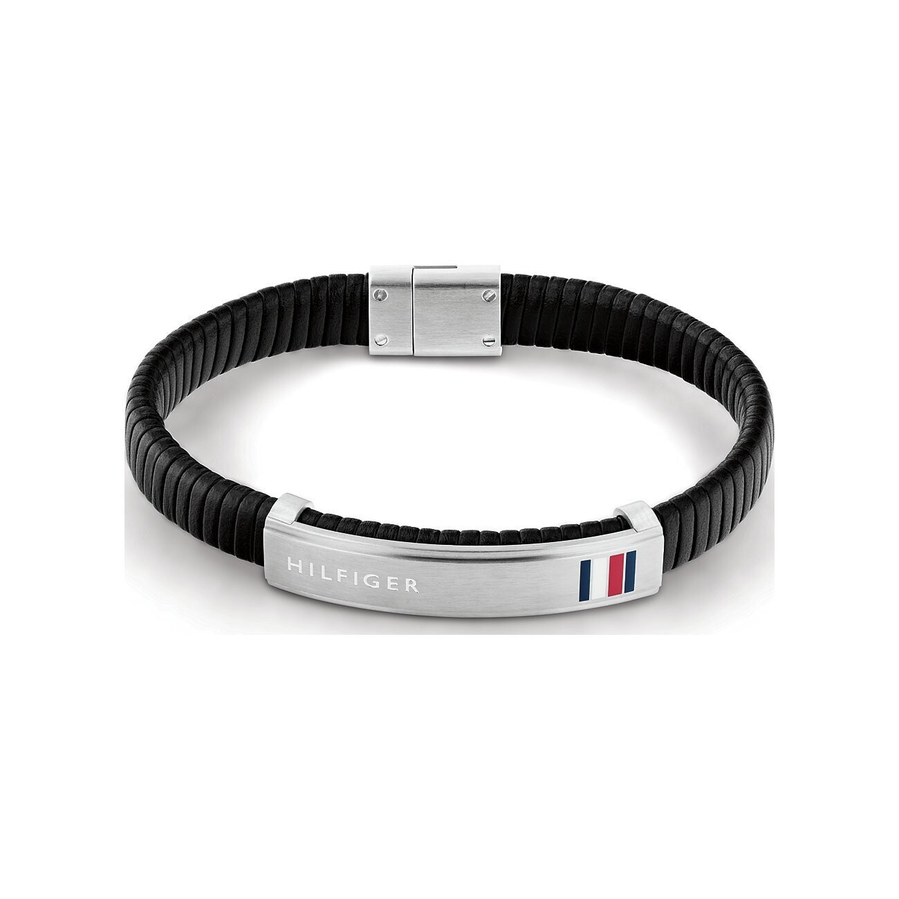 Tommy Hilfiger 2790349 Herren Armband Edelstahl Leders schwarz Tommy Hilfiger 2790349 Herren Armband Edelstahl Leders schwarz