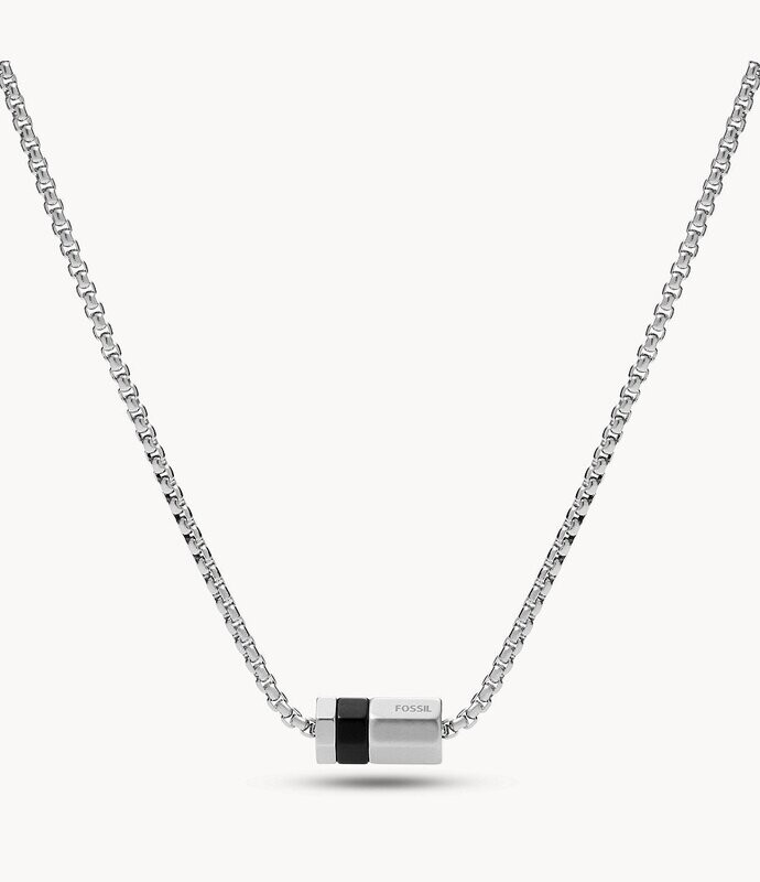 Fossil Kette Classics Anhänger Edelstahl