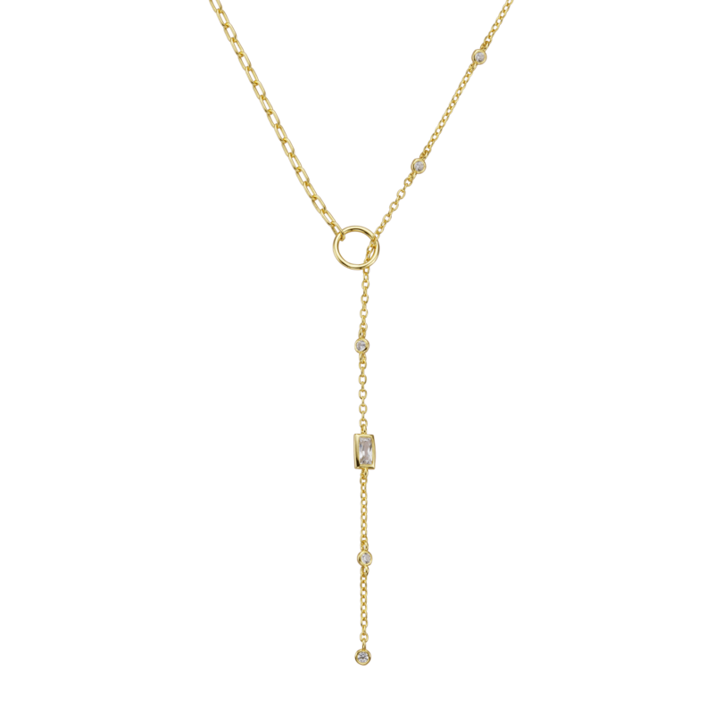 Kette Y-Kette vergoldet r Xenox Halskette SOUL Gold