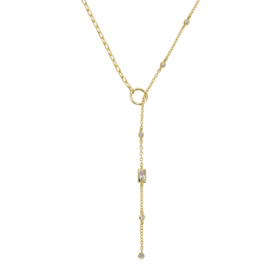Kette Y-Kette vergoldet r Xenox Halskette SOUL Gold