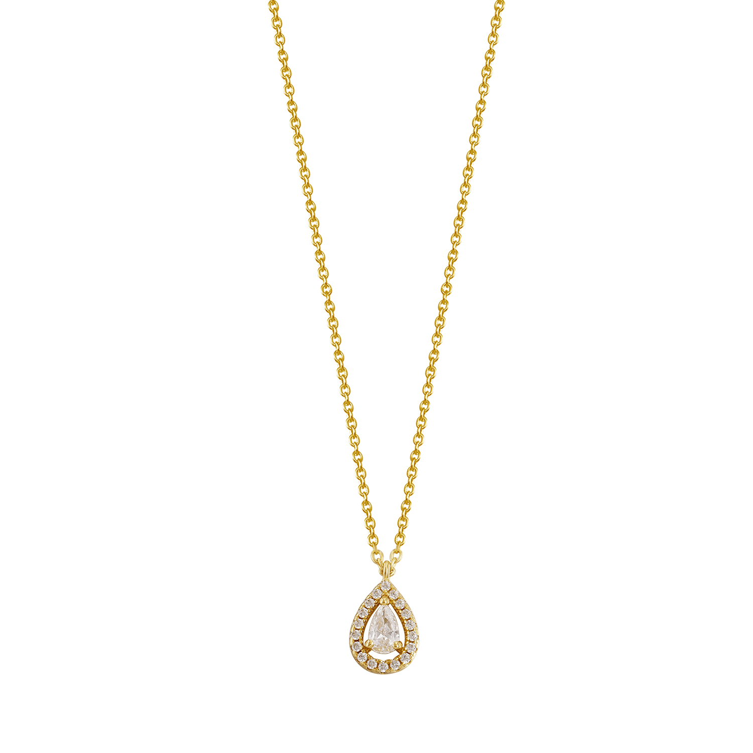 Damenhalskette mit Anhänger Echtsilber vergoldet Xenox Halskette FANCY CUT Gold Damenhalskette mit Anhänger Echtsilber vergoldet Xenox Halskette FANCY CUT Gold