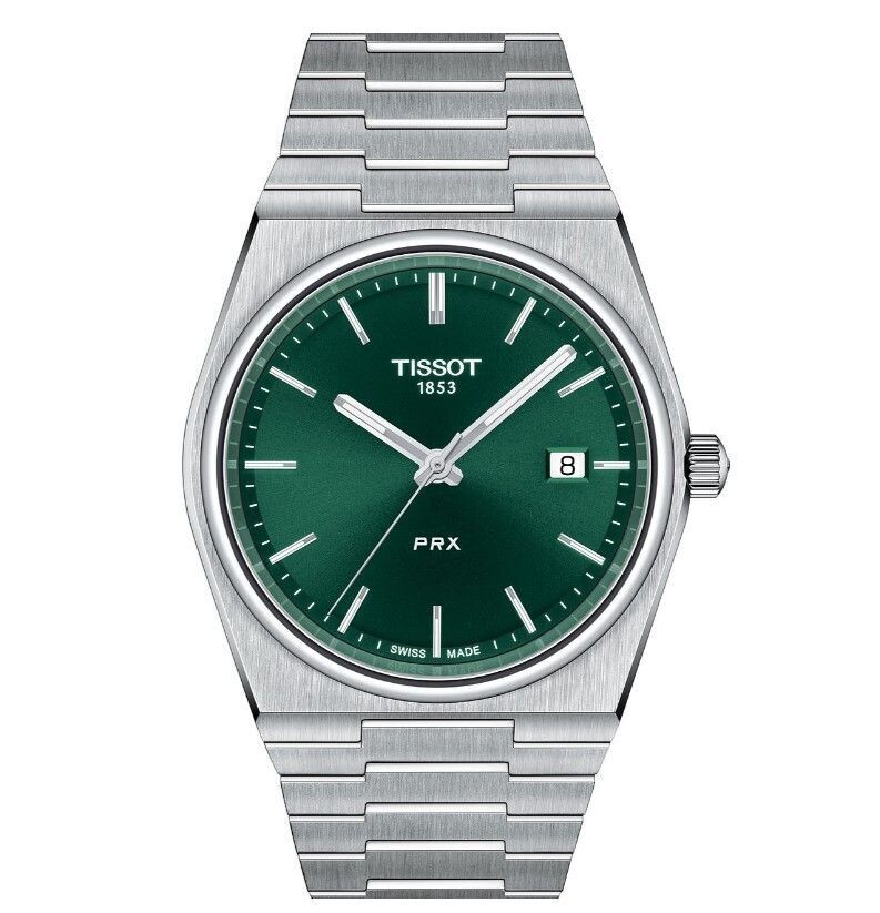 TISSOT PRX Grün Quarz T1374101109100 TISSOT PRX Grün Quarz T1374101109100