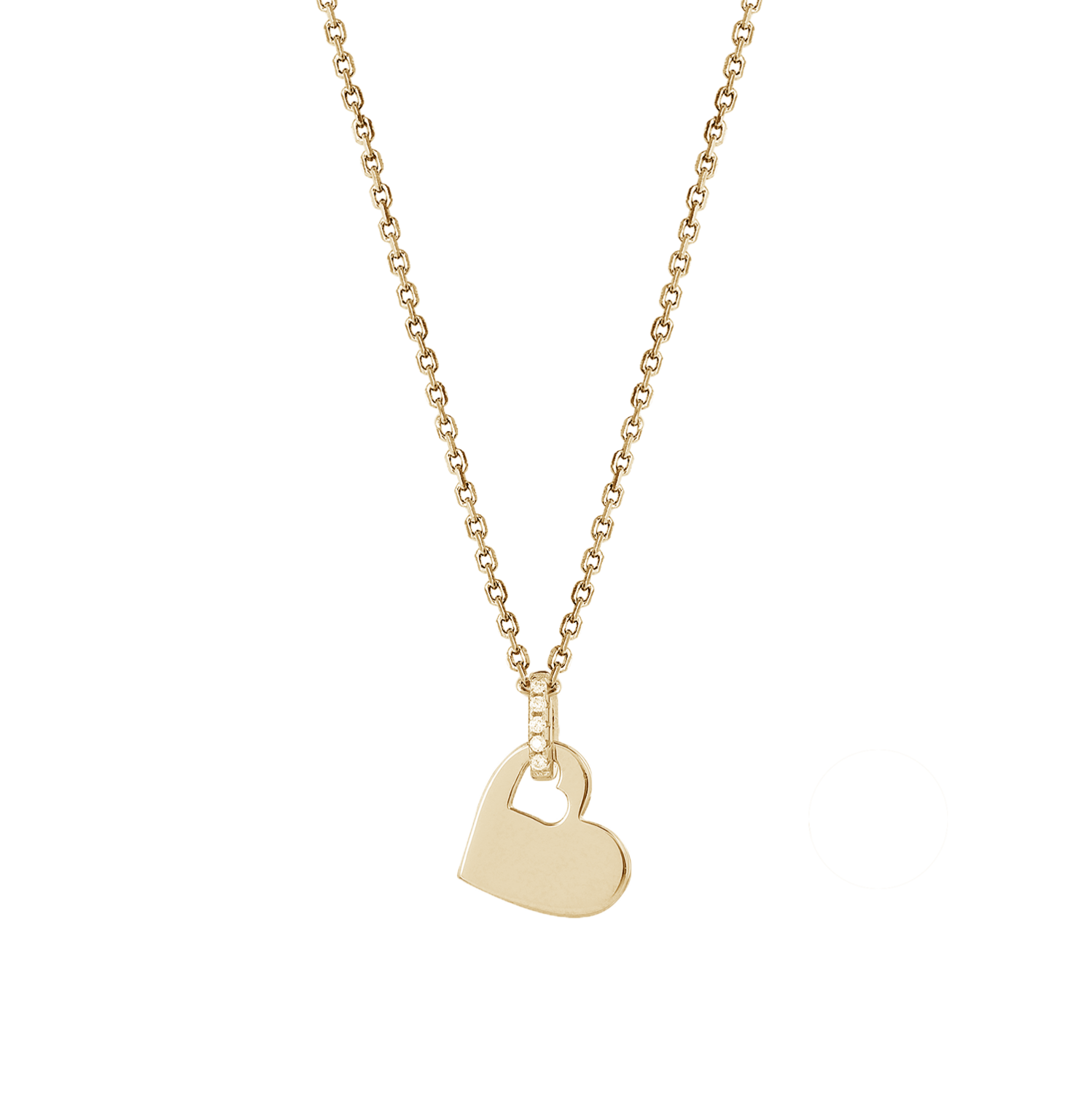 Kette mit Anhänger Xenox Kette LOVE STORY Herz gold Kette mit Anhänger Xenox Kette LOVE STORY Herz gold