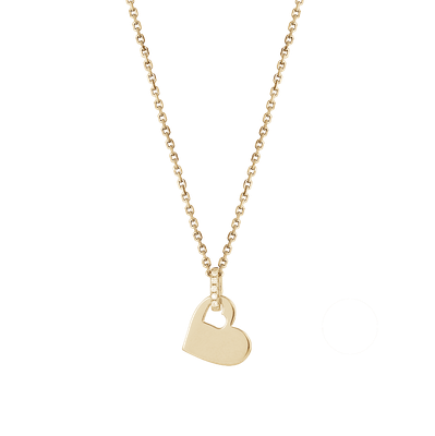 Kette mit Anhänger Xenox Kette LOVE STORY Herz gold Kette mit Anhänger Xenox Kette LOVE STORY Herz gold