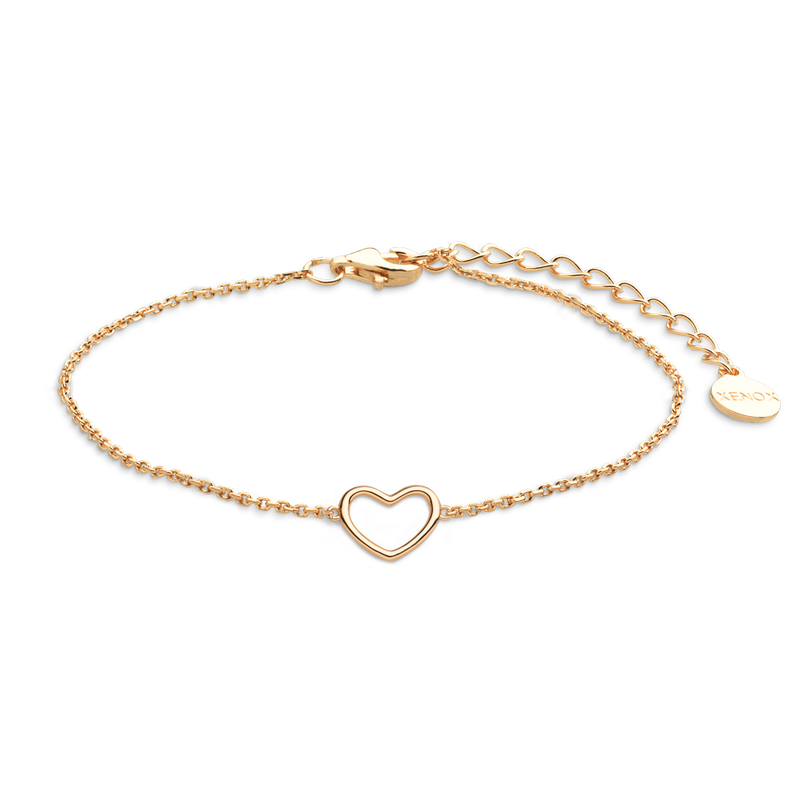 Armband offenes Herz verstellbar Xenox Armkette LOVE STORY Herz gold Armband offenes Herz verstellbar Xenox Armkette LOVE STORY Herz gold