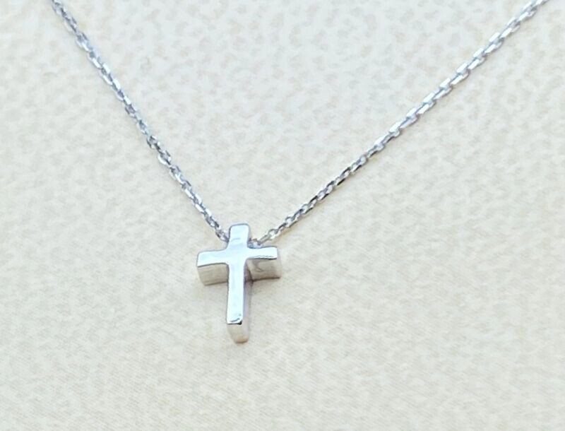 Goldkette Kreuz mini Kreuzkette Weissgold Gold 585/ 14 karat TONSCH5601A00765 Goldkette Kreuz mini Kreuzkette Weissgold Gold 585/ 14 karat TONSCH5601A00765